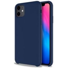 Θήκη Real Smooth Silicone Apple iPhone 11 (6.1") Dark Blue