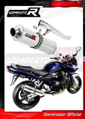 Dominator Εξάτμιση Τελικό Round S.Steel Suzuki GSF BANDIT 1200 2001 - 2005 