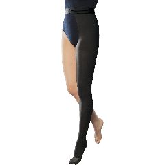 Κάλτσα ριζομηρίου με ζώνη κλειστά δάκτυλα class ΙΙ αριστερή μαύρη 2322/L (1 τεμ)