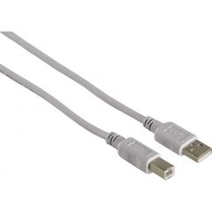 POWERTECH Καλώδιο USB 2.0 σε USB Type Β, 3m, γκρι