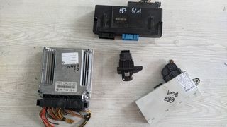 Σετ ECU-immobilizer από BMW 1 Ε87-Ε81 2004-2010, μοτέρ N46B20B, 2.0 lt 150PS