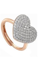 Δαχτυλίδι Nomination EASYCHIC ροζ χρυσό ασήμι 925 με καρδιά 147910/022 No.54 (ανοιγόμενο)