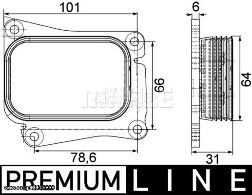 CLC 111 000P, Ψυγείο λαδιού, λάδι κινητήρα BEHR  **271 188 0401**