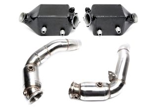 Intercooler + Downpipe Kit Αναβάθμισης  για   BMW 5 σειρές M5 τύπου F10, 6 σειρές M6 τύπου F06, F12, F13