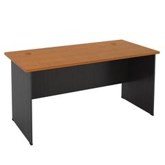 ΕΟ124,2 ΓΡΑΦΕΙΟ-Α Απόχρωση Dark Grey - Cherry  150x70x74cm Γραφείο,  Γκρί Σκούρο/Κερασί,  Melamine, , 1 Τεμάχιο