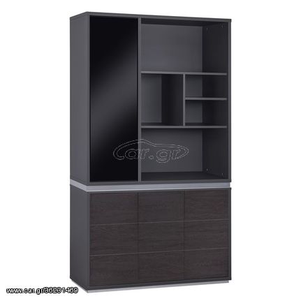 ΒΙΒΛΙΟΘΗΚΗ ΓΡΑΦΕΙΟΥ ΕΠΑΓΓΕΛΜΑΤΙΚΗ ROSEWOOD HM2091L 120Χ40Χ200Υ εκ., 1 Τεμάχιο