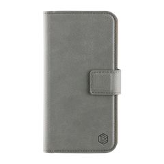 Promiz (PZ-10099) Wallet Case - Grey, Apple iPhone X/XS