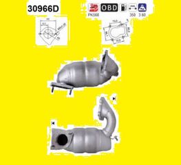 ΚΑΤΑΛΥΤΗΣ RENAULT LAGUNA/TRAFIC 1.9cc DCI  2001-    KARALOIZOS exhaust