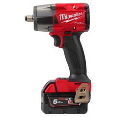 M18 FMTIW2F12-502X Μπουλονόκλειδο 1⁄2˝ Μεσαίας Ροπής με Δακτύλιο Τριβής (2x5Ah) - ΜΕ ΜΠΑΤΑΡΙΑ & ΦΟΡΤΙΣΤΗ - MILWAUKEE (#4933478450)