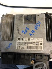 PEUGEOT 206 1.4 HDi ECU 9653202580 Bosch 0281011089 ΕΓΚΕΦΑΛΟΣ ΚΙΝΗΤΗΡΑ 