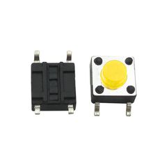 Κίτρινο 4PIN SMT Tactile Tact Push Button
