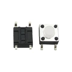 Άσπρο 4PIN SMT Tactile Tact Push Button