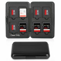 Θήκη από αλουμίνιο για κάρτες 8pcs SD cards+8pcs micro SD cards