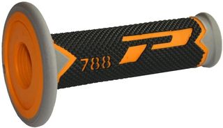 PRO GRIP GRIPS TRIPLE DENSITY OFFROAD 788 CLOSED END BLACK/GRAY/ORANGE