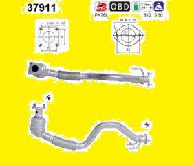 ΚΑΤΑΛΥΤΗΣ AUDI A3 1.6cc FSI 2003-2007    KARALOIZOS exhaust