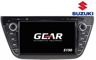 Gear OEM Οθόνη (9") S190 Multimedia-Navigation Android 7.1 κατάλληλη για Suzuki S-CROSS 2013