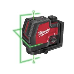 L4 CLLP-301C Επαναφορτιζόμενο USB Γραμμικό Laser 2 Γραμμών Πράσινης Δέσμης (1x3.0Ah) - ΛΕΙΖΕΡ ΓΡΑΜΜΩΝ - MILWAUKEE (#4933478099)