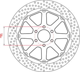 ΓΝΗΣΙΑ ΔΙΣΚΟΠΛΑΚΑ ΕΜΠΡΟΣ FLOATING APRILIA, KTM 690 SM ,KTM 690 SUPERDUKE,640 DUKE II ,690 DUKE III,690 SM,990 SUPERDUKE-thumb-1
