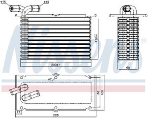 NISSENS ΨΥΓΕΙΟ INTERCOOLER VAG