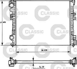 VALEO (VL731166) ΨΥΓΕΙΟ ΜΗΧΑΝΗΣ - ΨΥΓΕΊΟ ΝΕΡΟΎ ΚΑΙ ΕΞΑΡΤΉΜΑΤΑ - VALEO