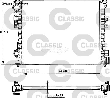 VALEO (VL731166) ΨΥΓΕΙΟ ΜΗΧΑΝΗΣ - ΨΥΓΕΊΟ ΝΕΡΟΎ ΚΑΙ ΕΞΑΡΤΉΜΑΤΑ - VALEO