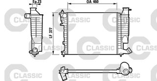 VALEO (VL732534) ΨΥΓΕΙΟ ΜΗΧΑΝΗΣ - ΨΥΓΕΊΟ ΝΕΡΟΎ ΚΑΙ ΕΞΑΡΤΉΜΑΤΑ - VALEO