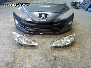 Peugeot 308 2008-2012 ΜΟΥΡΗ ΣΕΤ ΑΕΡΟΣΑΚΟΥΣ ΠΟΡΤΕΣ ΜΗΧΑΝΗ ΣΑΣΜΑΝ 1400 CC