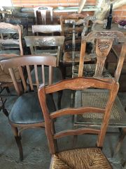 Καρέκλες παλιές ξύλινες χειροποίητες σκαλιστές αντίκες 
