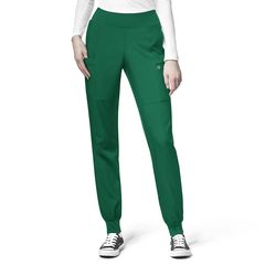 Ιατρικό Παντελόνι Γυναικείο W123 Comfort Waist Jogger Hunter Green