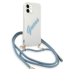 Guess GUHCP12SCRTVSBL iPhone 12 mini 5.4" blue/blue hardcase Script Vintage-thumb-2