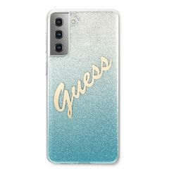 Guess GUHCS21MPCUGLSBL S21+ G996 blue/blue hardcase Glitter Gradient Script-thumb-2