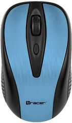 Mouse Wireless 2.4G Optical USB Black-Blue 1600dpi Tracer KTM 46707 Ποντίκι Οπτικό Ασύρματο