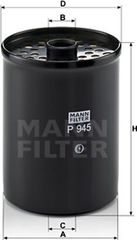 MANN-FILTER Φίλτρο Καυσίμου - P 945 X