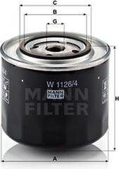 MANN-FILTER Φίλτρο Λαδιού - W 1126