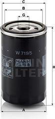 MANN-FILTER Φίλτρο Λαδιού - W 719/5