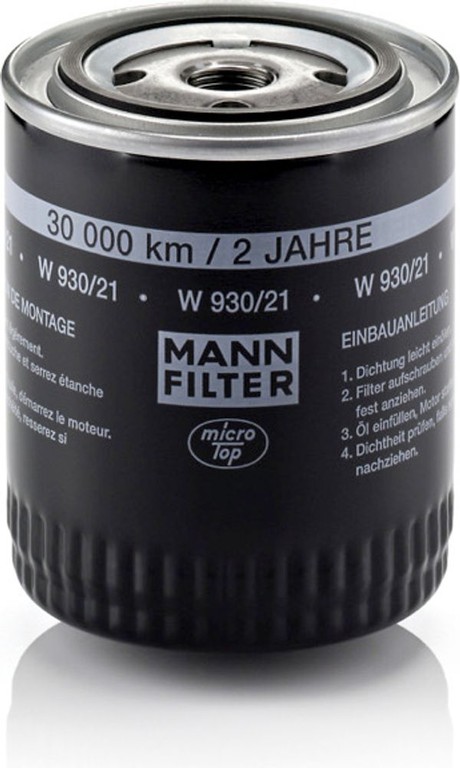 MANN-FILTER Φίλτρο Λαδιού - W 930/21