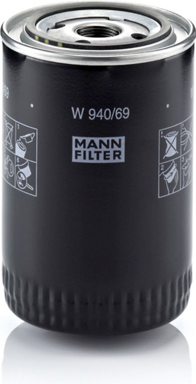 MANN-FILTER Φίλτρο Λαδιού - W 940/69