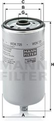 MANN-FILTER Φίλτρο Καυσίμου - Wdk 725