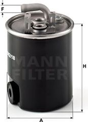 MANN-FILTER Φίλτρο Καυσίμου - Wk 842/18