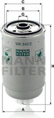 MANN-FILTER Φίλτρο Καυσίμου - Wk 842/2