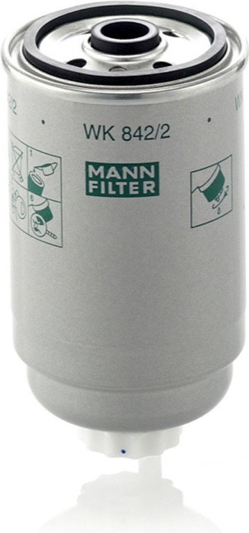 MANN-FILTER Φίλτρο Καυσίμου - Wk 842/2