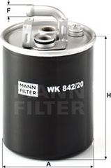 MANN-FILTER Φίλτρο Καυσίμου - Wk 842/20