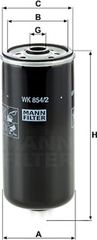 MANN-FILTER Φίλτρο Καυσίμου - Wk 854/2