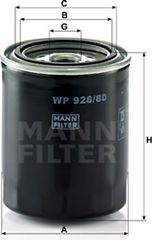 MANN-FILTER Φίλτρο Λαδιού - Wp 928/80