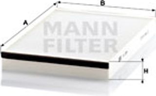 MANN-FILTER Φίλτρο, Αέρας Εσωτερικού Χώρου - Cu 3054