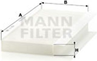 MANN-FILTER Φίλτρο, Αέρας Εσωτερικού Χώρου - Cu 3554