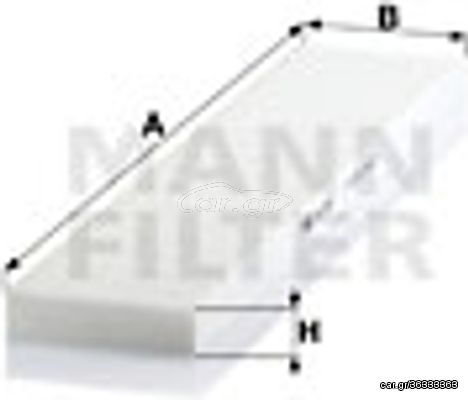 MANN-FILTER Φίλτρο, Αέρας Εσωτερικού Χώρου - Cu 5480