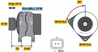 Bosch Γεννήτρια - 0 124 525 035