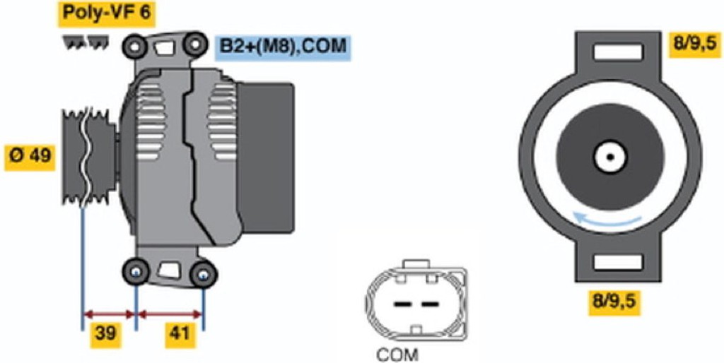 Bosch Γεννήτρια - 0 124 525 561