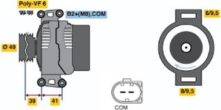 Bosch Γεννήτρια - 0 124 525 561